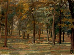 リッチモンド公園、1914 年 作： Spencer Gore