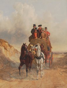 道路上のロイヤルメールコーチ 作： John Frederick Herring Senior