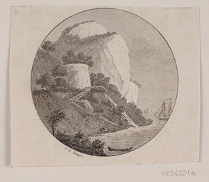 山のMoens Klint 作： Søren L. Lange