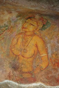 岩の要塞からのクラウドダムセル（詳細） 作： Sri Lankan School