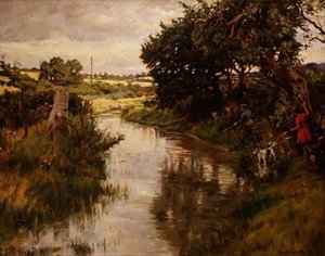 子供の釣り 作： Stanhope Alexander Forbes
