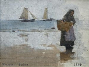 海辺の漁師さん 作： Stanhope Alexander Forbes