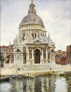 サンタマリアデッラサルーテ（帆布に油彩） 作： Stanhope Alexander Forbes