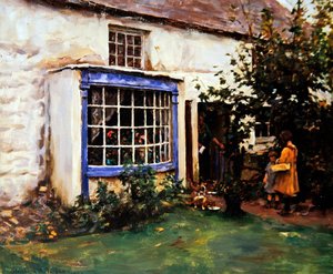 青い窓 作： Stanhope Alexander Forbes