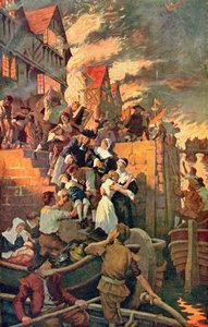 1666年のロンドン大火（Hutchinson