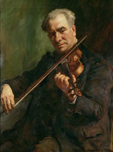 ヴァイオリニスト：ペンザンスオーケストラ協会の指揮者、ウォルターバーンズ、1933年頃 作： Stanhope Alexander Forbes