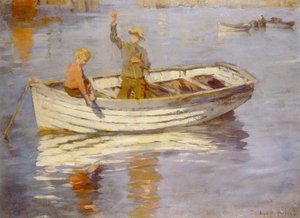 The Young Fishermen（油絵