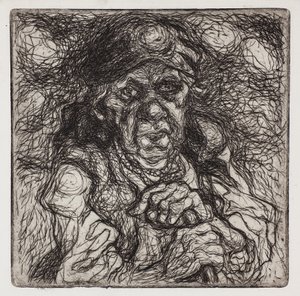 農民の老婆 作： Stanisław Osostowicz