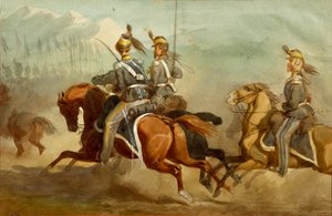 騎兵隊、イラスト：Stanislao Grimaldi del Poggetto