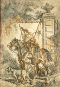 パトロール中のランサーズ（イラスト：Stanislao Grimaldi del Poggetto 作： Stanislas Grimaldi del Poggetto