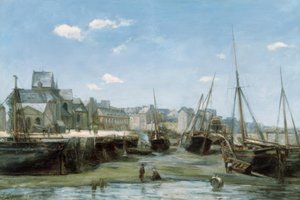 干潮時の港 作： Stanislas Lepine