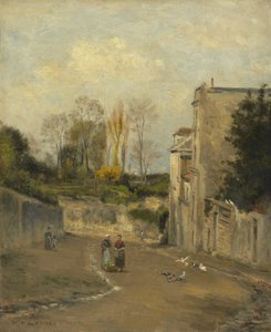 モンマルトル、コルト通り、1872-76年頃 作： Stanislas Victor Edouard Lepine