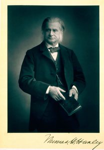 トーマスH.ハクスリー教授（1825-95）、生物学者、肖像写真 作： Stanislaus Walery