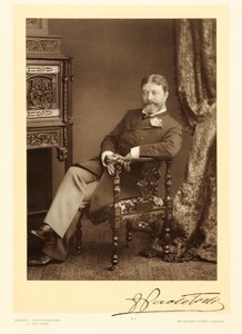 フランチェスコ・パオロ・トスティ卿（1847-1916）、作曲家、肖像写真