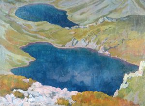 タトラ山脈のヒンチョウ湖、1907年