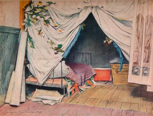 アーティストパリスタジオ、1893 作： Stanislaw Wyspianski