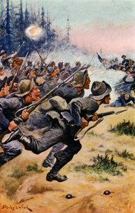 ブルランでの南軍の突撃