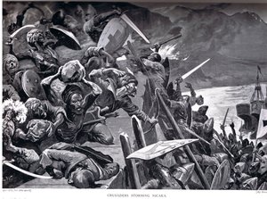 クルセイダーズストミングニカイア、「ハッチンソンの国家の歴史」のイラスト 作： Stanley L. Wood