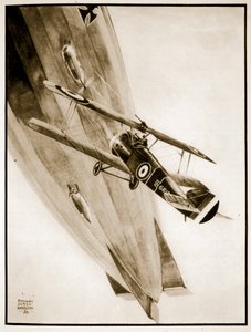 L.T. Culley Gets His Zeppelin、John Hamilton 作「Flying Memories」のイラスト 作： Stanley Orton Bradshaw