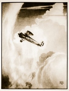 会いました。 飛行、ジョン ハミルトン作「フライング メモリーズ」のイラスト 作： Stanley Orton Bradshaw
