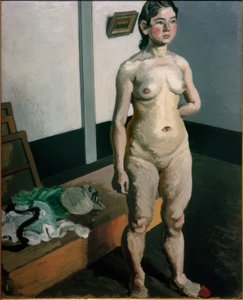 「ポーズをとるモデル」 作： 