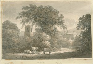 アルドリッジ教会：彫刻、nd [1762-1802] 作： Stebbing Shaw