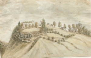 アルトン城：水彩画、nd [1762-1802] 作： Stebbing Shaw