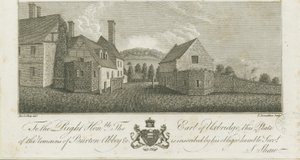 バートンアポントレント修道院：彫刻、nd [c1795]（印刷） 作： Stebbing Shaw