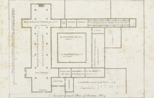 バートンアポントレント修道院：彫刻、nd [c 1795]（印刷） 作： Stebbing Shaw