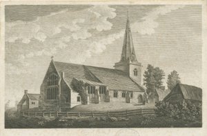 チャーチイートン教会：彫刻、nd [c 1800]（印刷）
