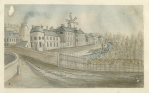 エトルリア-工場：水彩画、nd [1762-1802] 作： Stebbing Shaw