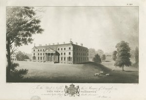 フィッシャーウィックホール：アクアチント彫刻、nd [c 1797]（印刷） 作： Stebbing Shaw