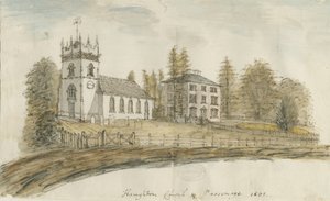 ホートン教会：水彩画、1801