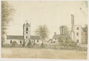 ラプリー教会：水彩画、nd [1762-1802]