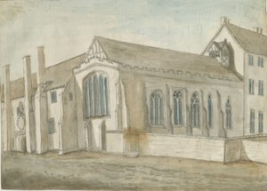 リッチフィールド-セントジョンズ病院とチャペル：水彩画、nd [1762-1802]（絵画） 作： Stebbing Shaw