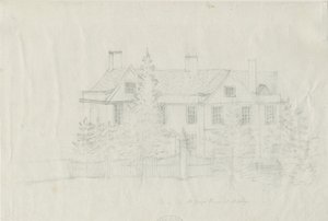 マデリー-[？Mr Young "s]家：鉛筆画、nd [？18セント] 作： Stebbing Shaw