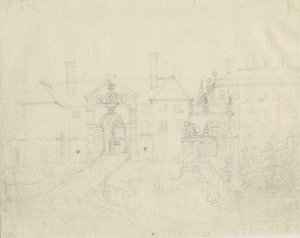 パトシュルハウス：鉛筆画、ND [？1762-1802] 作： Stebbing Shaw