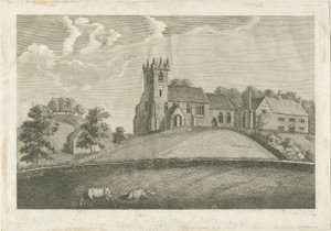 サンドン教会と牧師館：彫刻、nd [1797]（印刷） 作： Stebbing Shaw