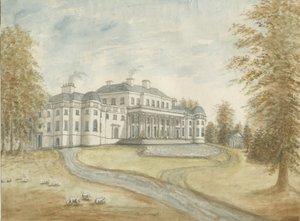 シュボバラホール：水彩画、nd [c 1800] 作： Stebbing Shaw