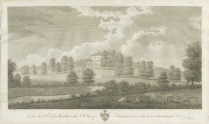 サマフォードホール：彫刻、nd [1762-1802]（印刷） 作： Stebbing Shaw