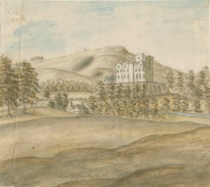 ストートン城：水彩画、nd [1762-1798]