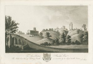 タットベリー城-ノースイーストビュー：アクアチント彫刻、nd [c 1798]（印刷）