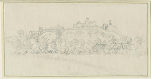 タットベリー城：鉛筆画、nd [1762-1802]