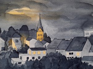 夜のバート・ホンネフ