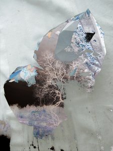 抽象的な冬の木々 作： Stefan Fransson
