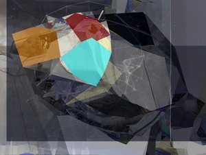 複雑な幾何学的レイヤー 作： Stefan Fransson