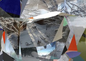 ひび割れた冬の風景 作： Stefan Fransson