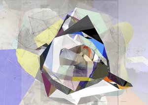 幾何学的レイヤー：抽象 作： Stefan Fransson