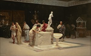 マエケナスのホワイエで 作： Stefan Vladislavovich Bakalowicz