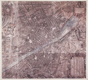 フィレンツェの地図 作： Stefano Buonsignori